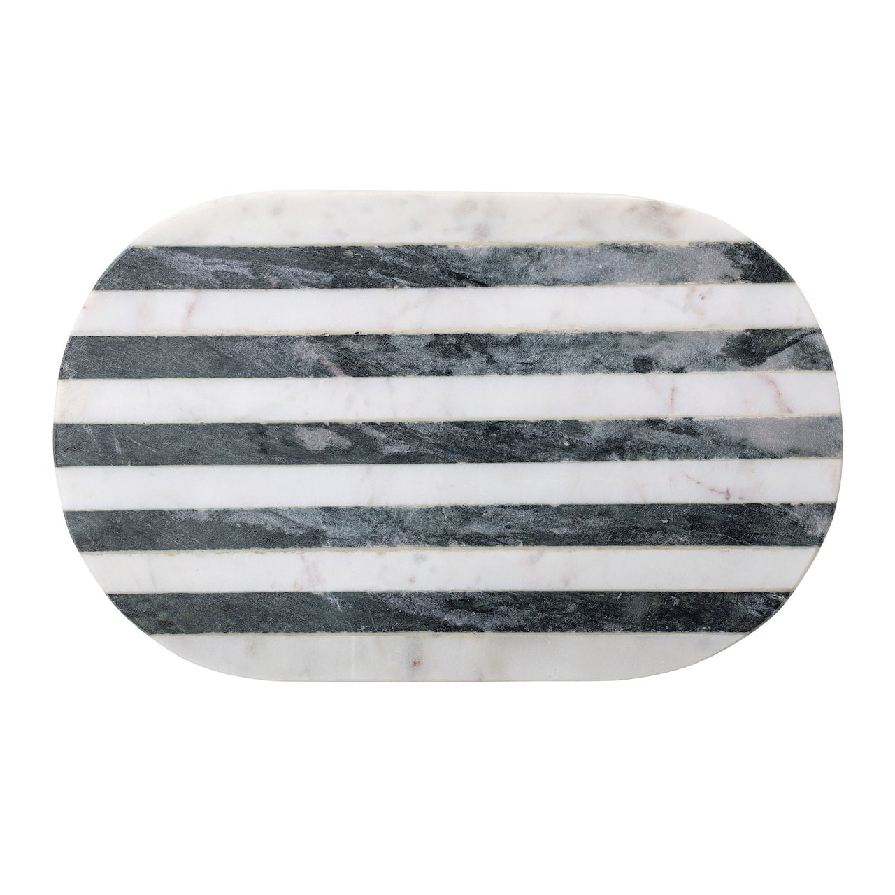 Hello Honey® Black & White Striped Marble Cutting Board
